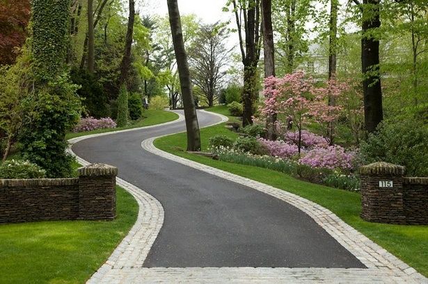 modern nature driveway